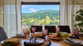 Elegance Szczyrk apartament z widokiem na Skrzyczne i kominkiem